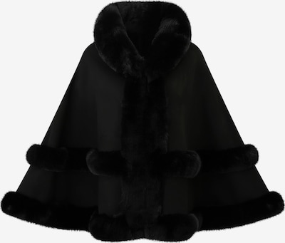 Magicshe Cape 'Winter Cape Poncho mit Kunstfell' in XS-XXL in schwarz, Produktansicht