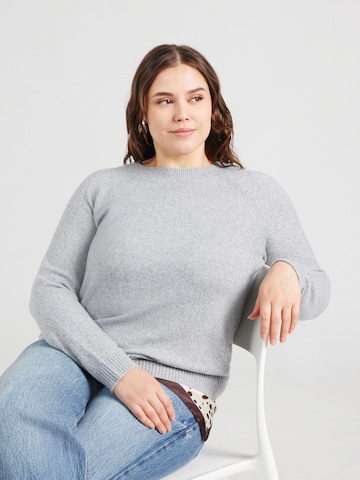 Vero Moda Curve Svetr 'VMCDOFFY' – šedá: přední strana