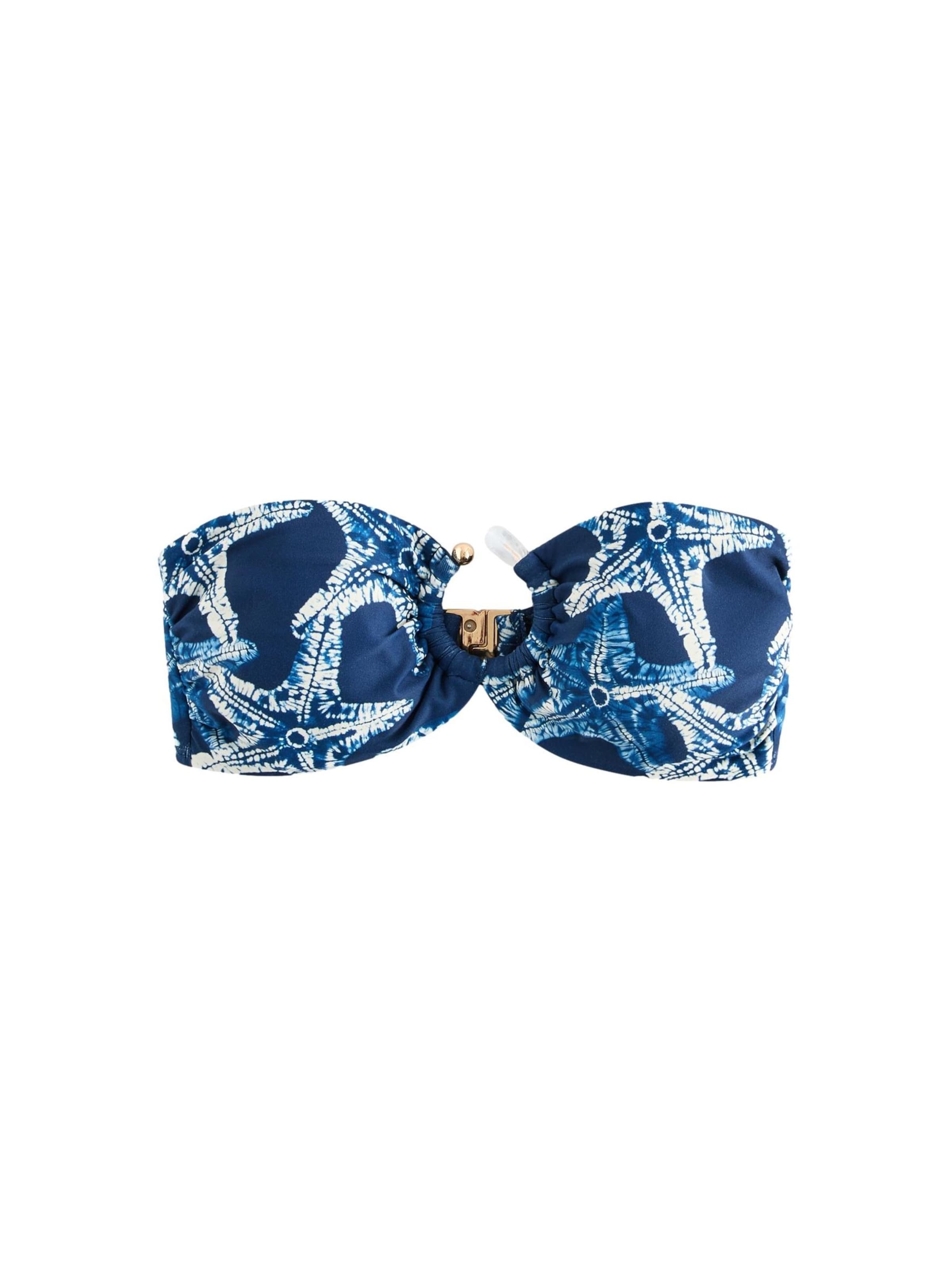 Bandeau Hauts de bikini Next en bleu : devant