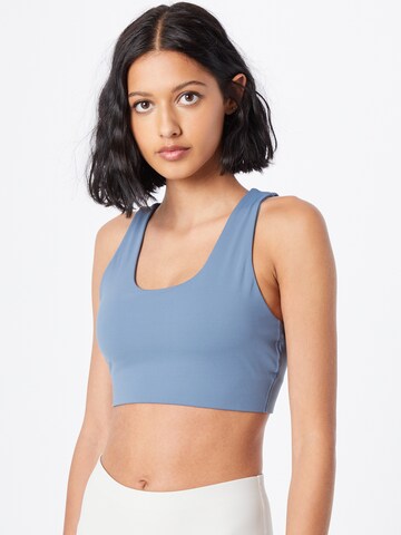 Castore Bralette Bra in Blue: front