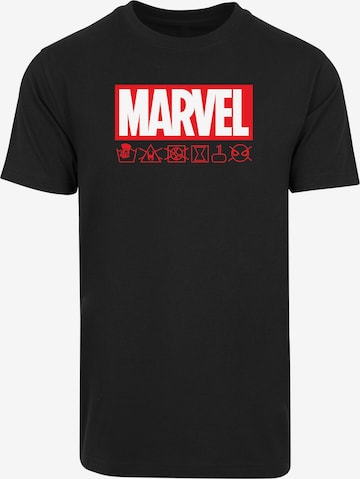 T-Shirt 'Marvel' F4NT4STIC en noir : devant