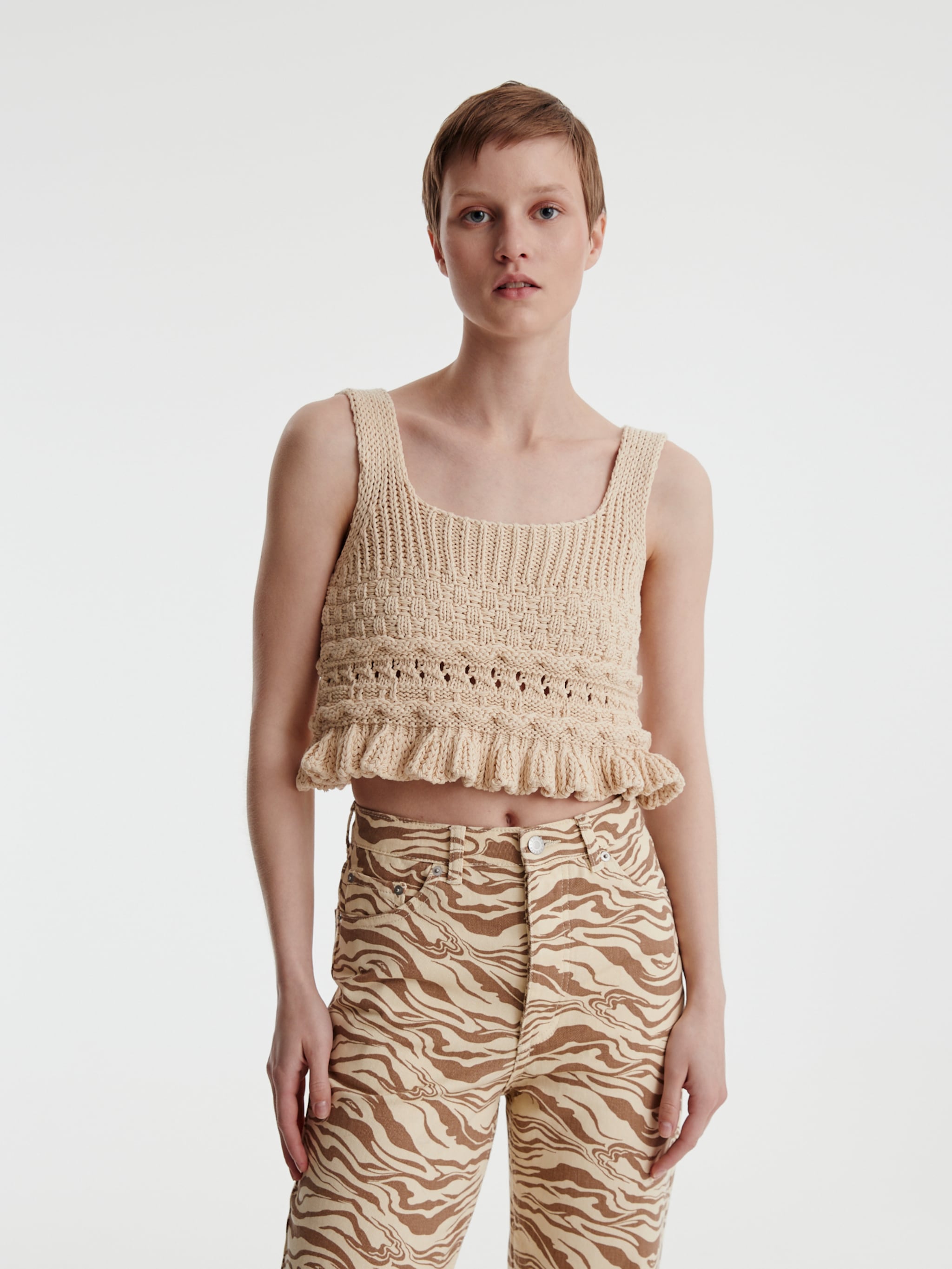 EDITED Producten Top 'Jardis' Beige