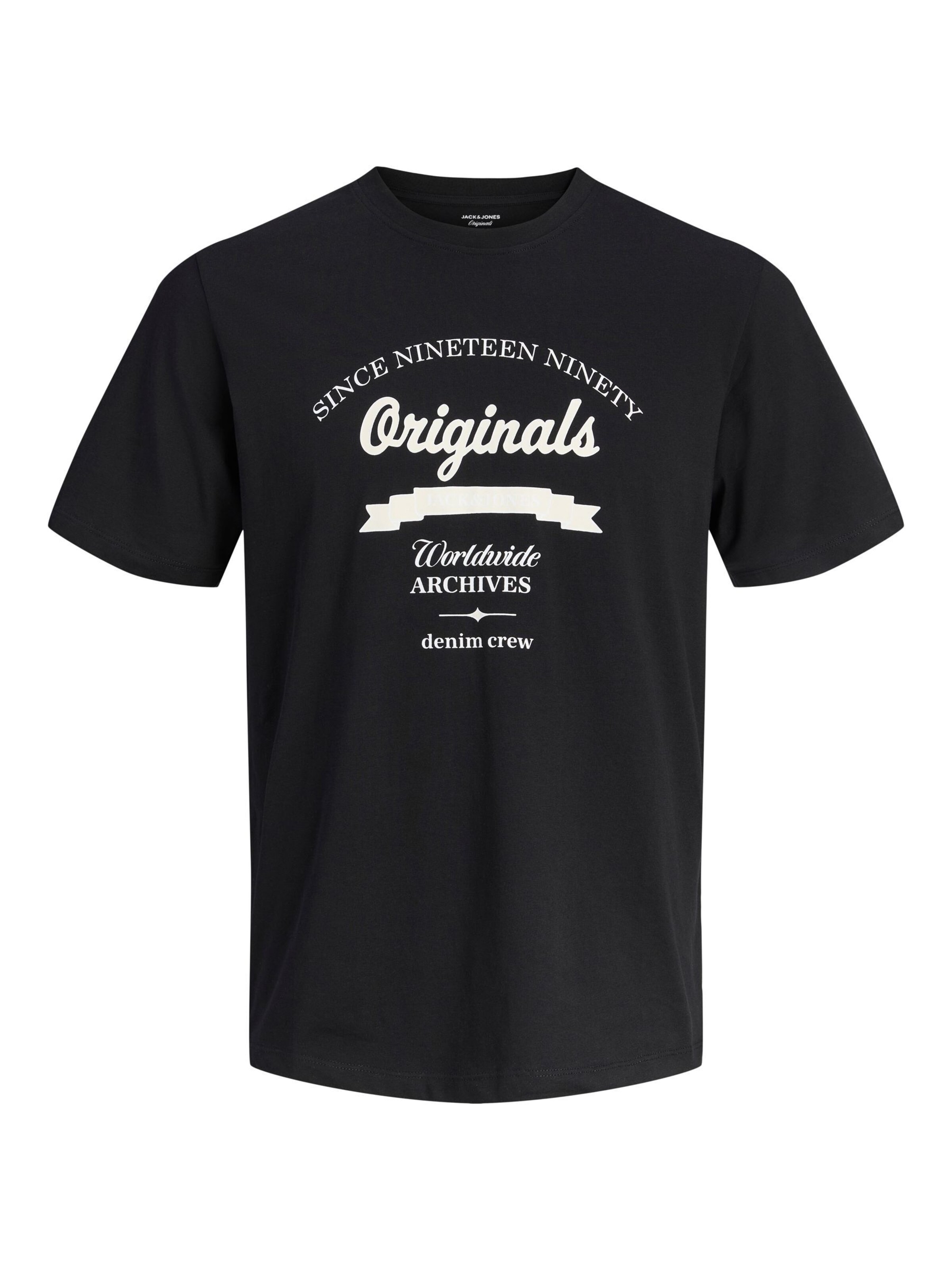 T-Shirt JACK & JONES en noir : devant