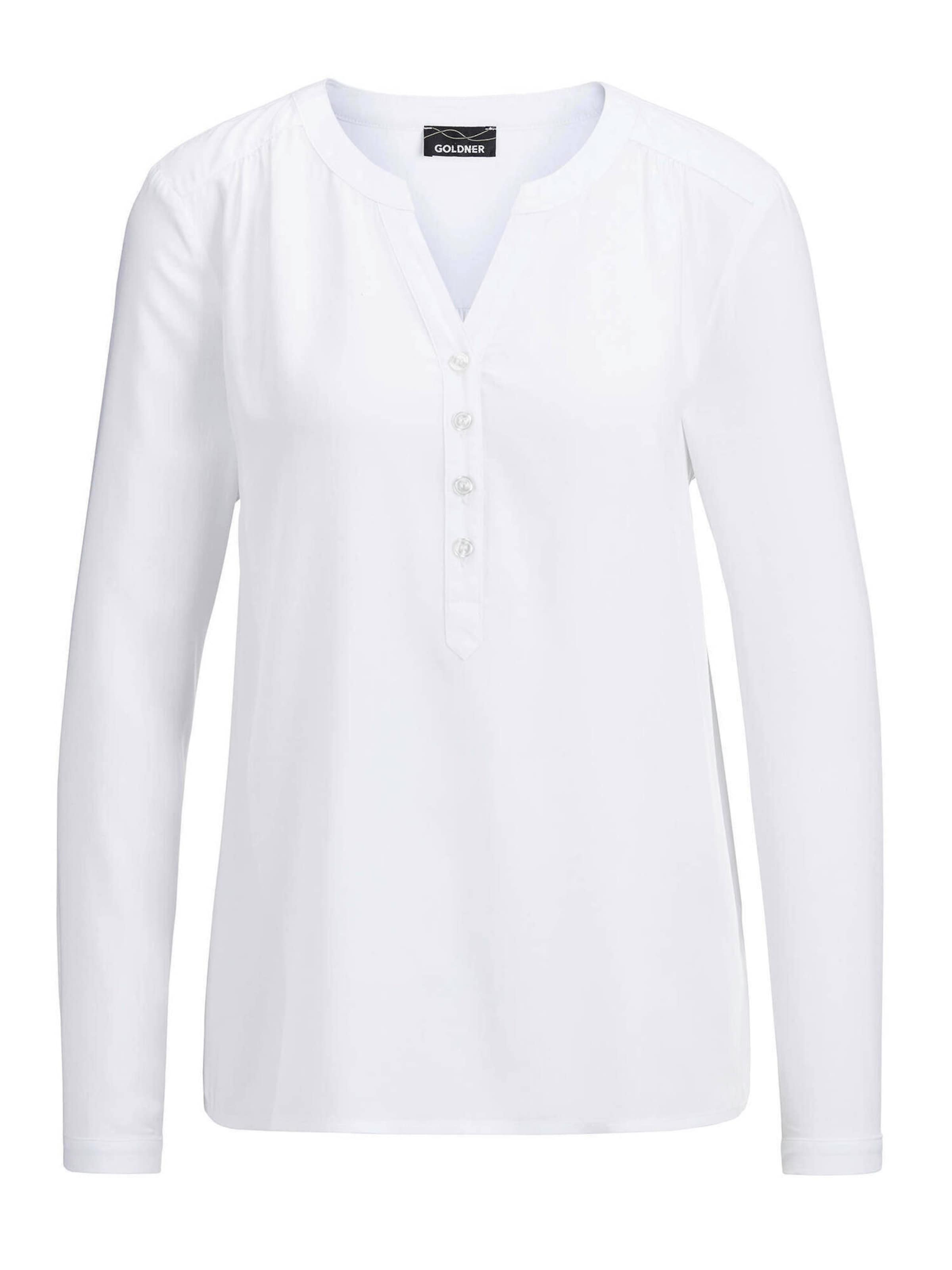 Goldner Blouse in Wit: voorkant
