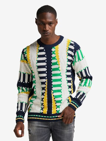 Carlo Colucci Sweater 'Cucatti' in Mixed colors: front