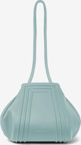 Gretchen Schultertasche in Blau: Vorderseite