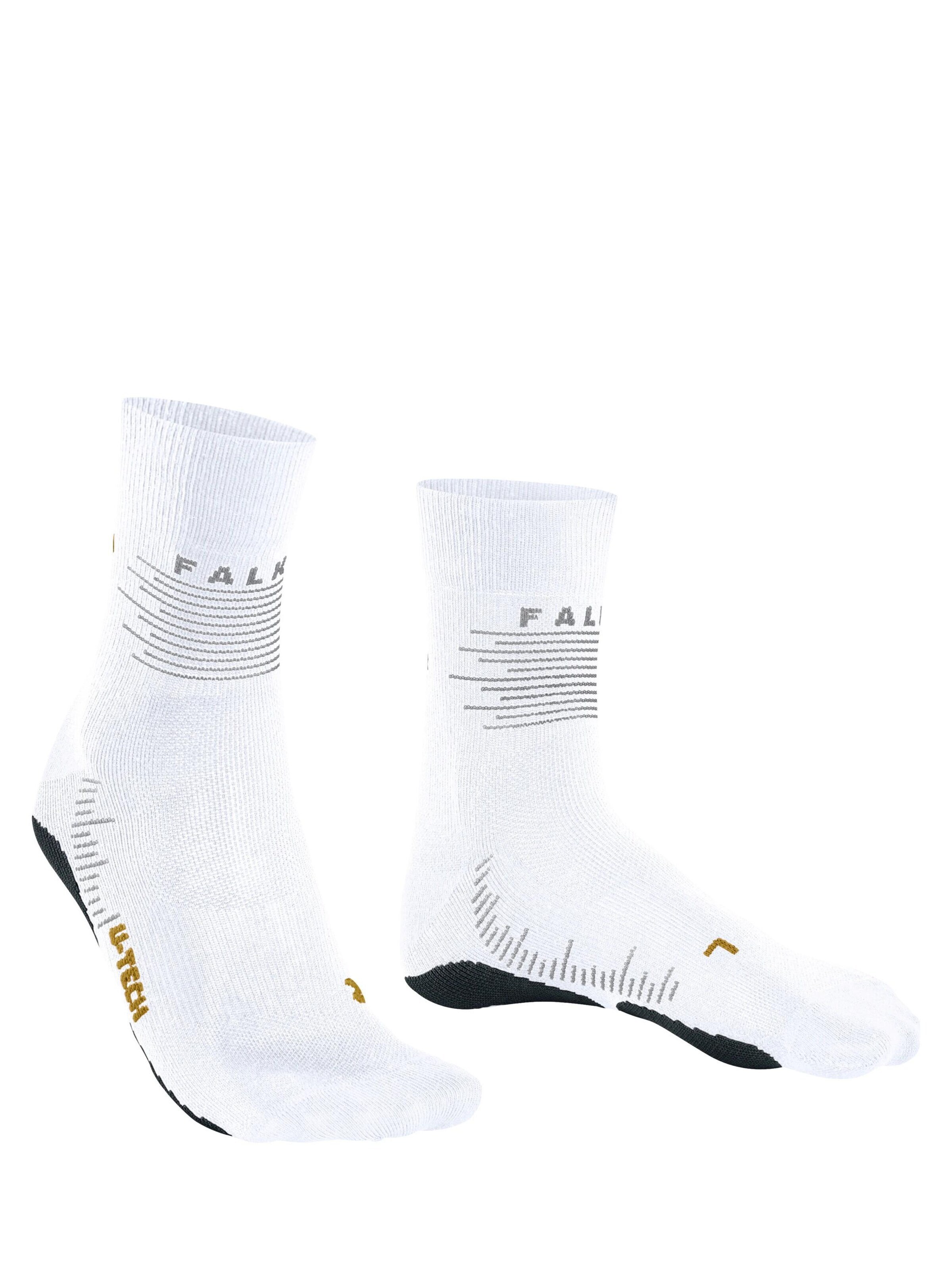 FALKE Athletic Socks 'RU True Motion' in White