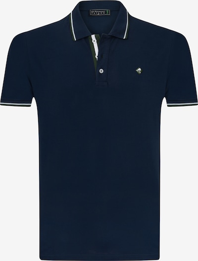 Sir Raymond Tailor Poloshirt 'Marcus' in navy / dunkelgrün / weiß, Produktansicht