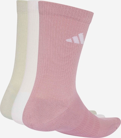 ADIDAS PERFORMANCE Urheilusukat 'ESS' koossa 32-34 värissä pastellinvihreä / malva / valkoinen, Tuotenäkymä
