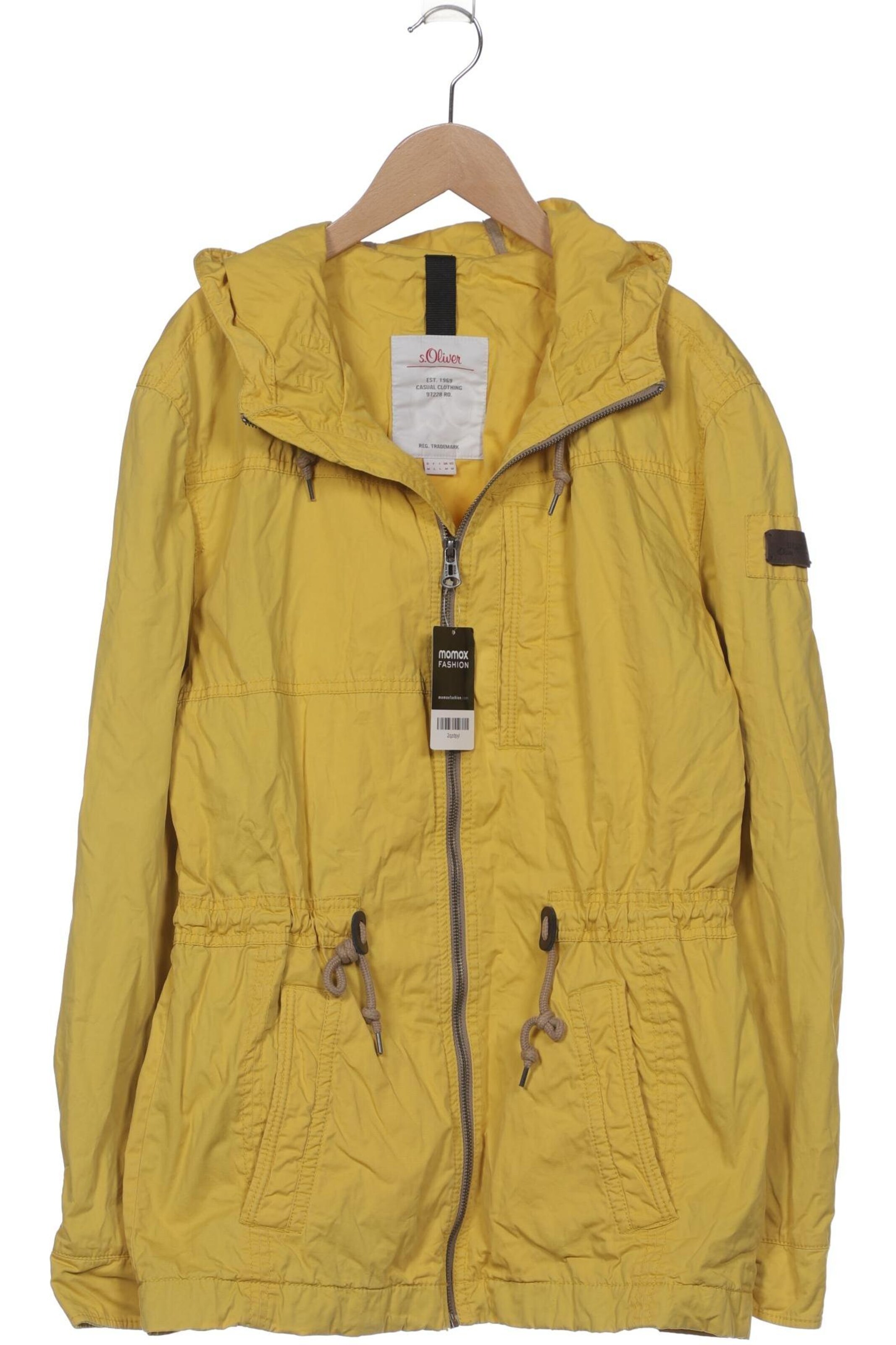 s.Oliver Jacket & Coat in M in Yellow: front