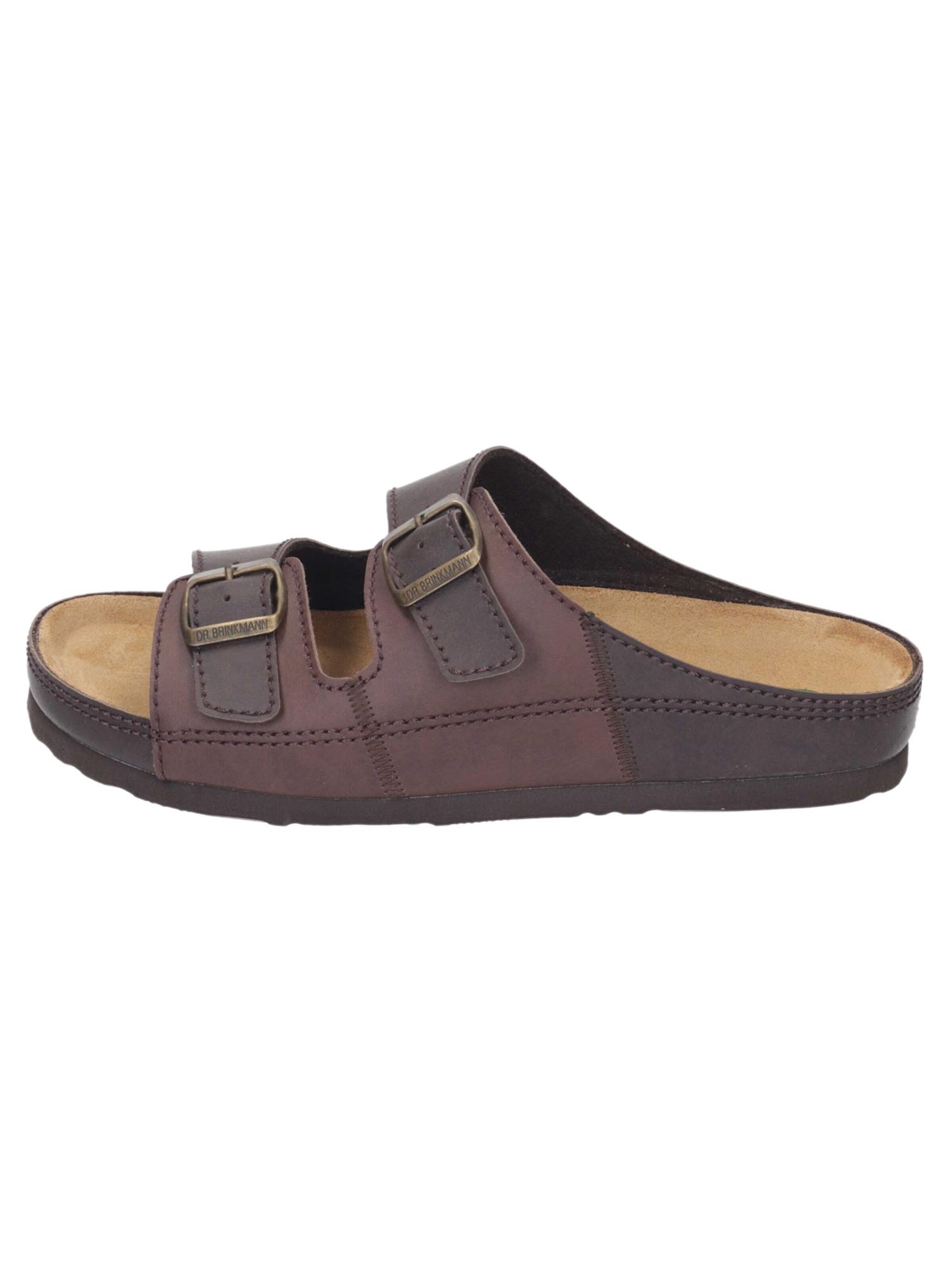 DR. BRINKMANN Mule 'Bonillo' in Brown: front