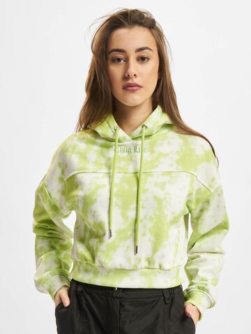 Thug Life Sweatshirt 'Dystopia' in Groen: voorkant