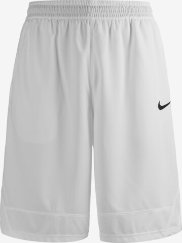 Regular Pantalon de sport NIKE en blanc : devant