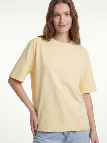 SEASOND Top 'Tee Cotton Feel'‌‌ in Gelb: Vorderseite