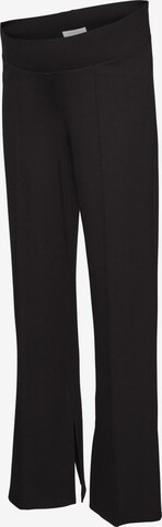 MAMALICIOUS Loose fit Trousers 'LUNA' in Black: front