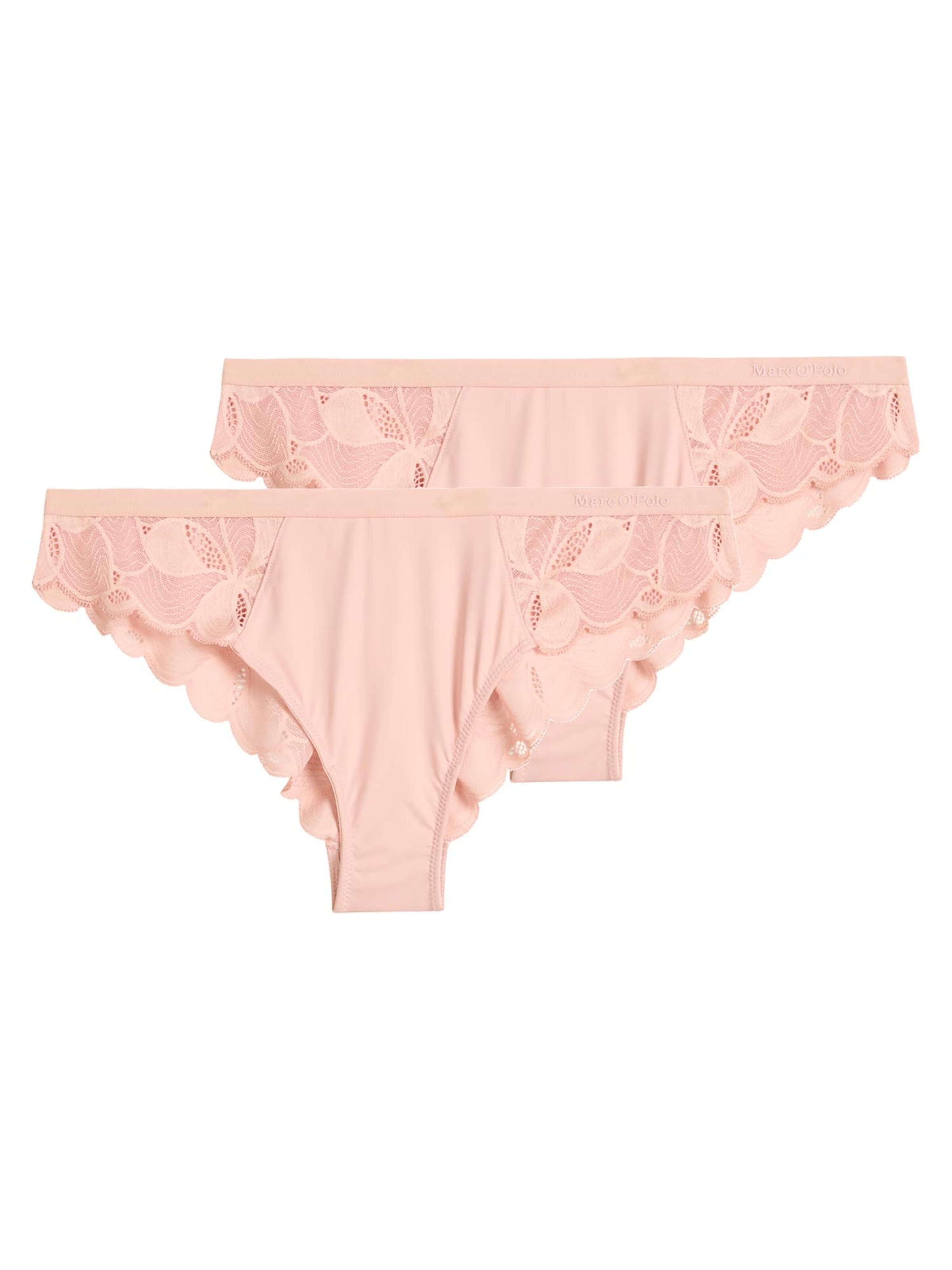 Marc O'Polo Slip 'Tender Lace' in Roze: voorkant