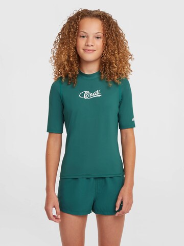 T-Shirt fonctionnel 'Skins' O'NEILL en vert : devant