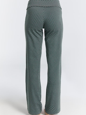 Leela COTTON Wide leg Pants 'Damen Bio-Baumwoll Komforthose' in Green
