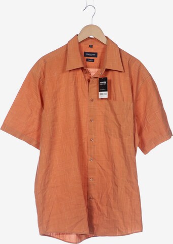 Commander Button Up Shirt in XXL in Orange: front