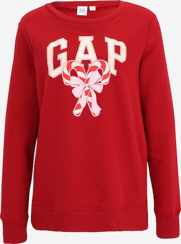 Gap Tall Sweatshirt in Rot: Vorderseite
