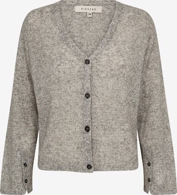 Pieszak Strickjacke 'Billie' in Grau: Vorderseite