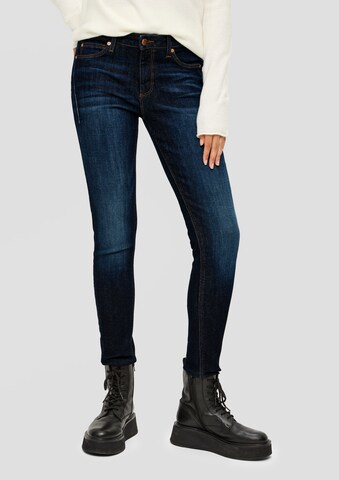 QS Skinny Jeans 'Sadie' in Blau: Vorderseite