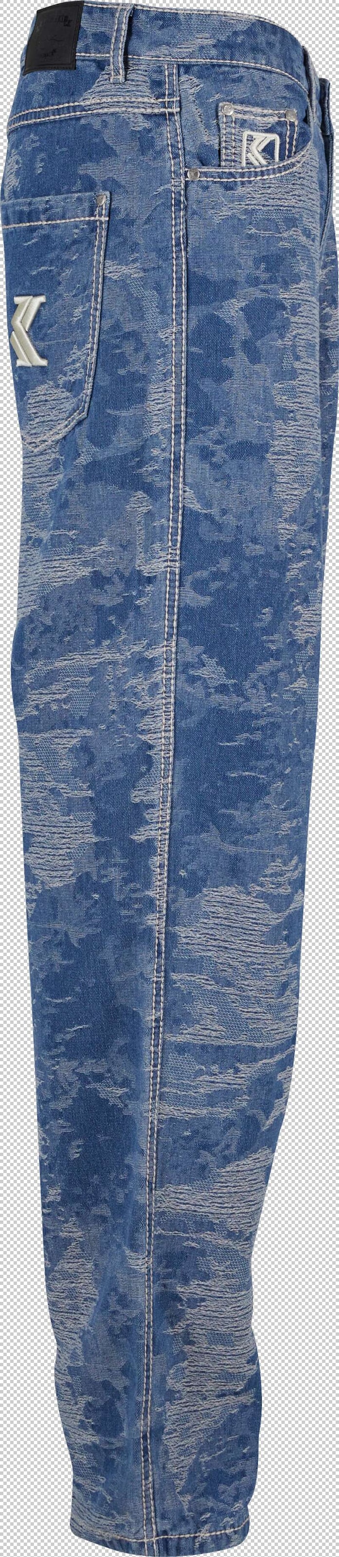 Karl Kani Slimfit Jeans i blå