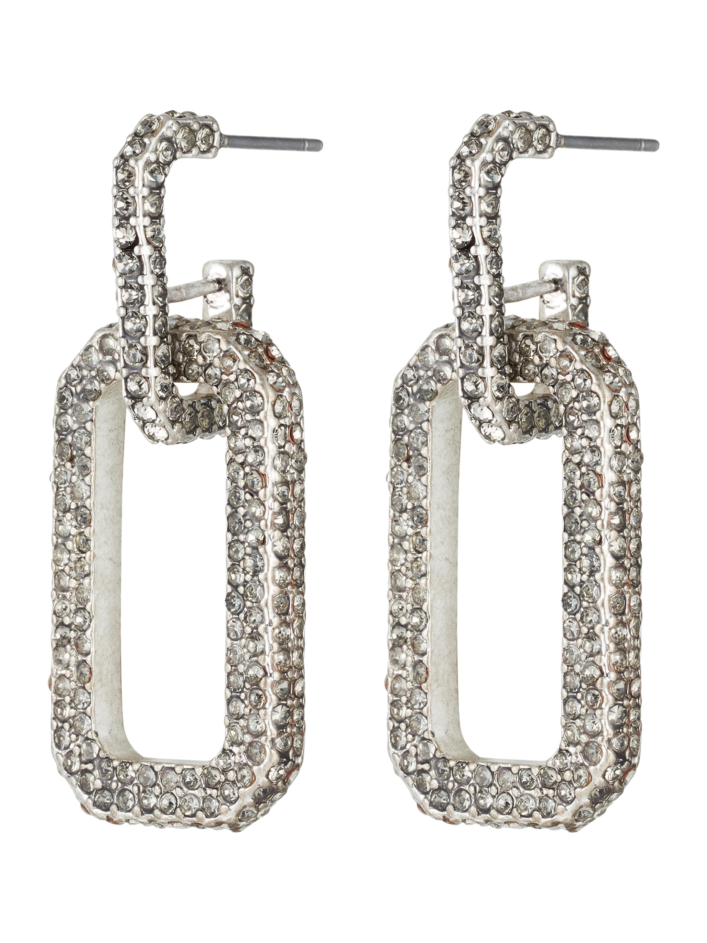 Orecchini 'Pave' di AllSaints in argento: frontale