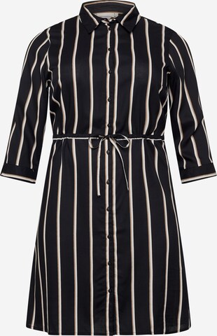 ONLY Carmakoma Shirt Dress 'Tamari' in Black: front