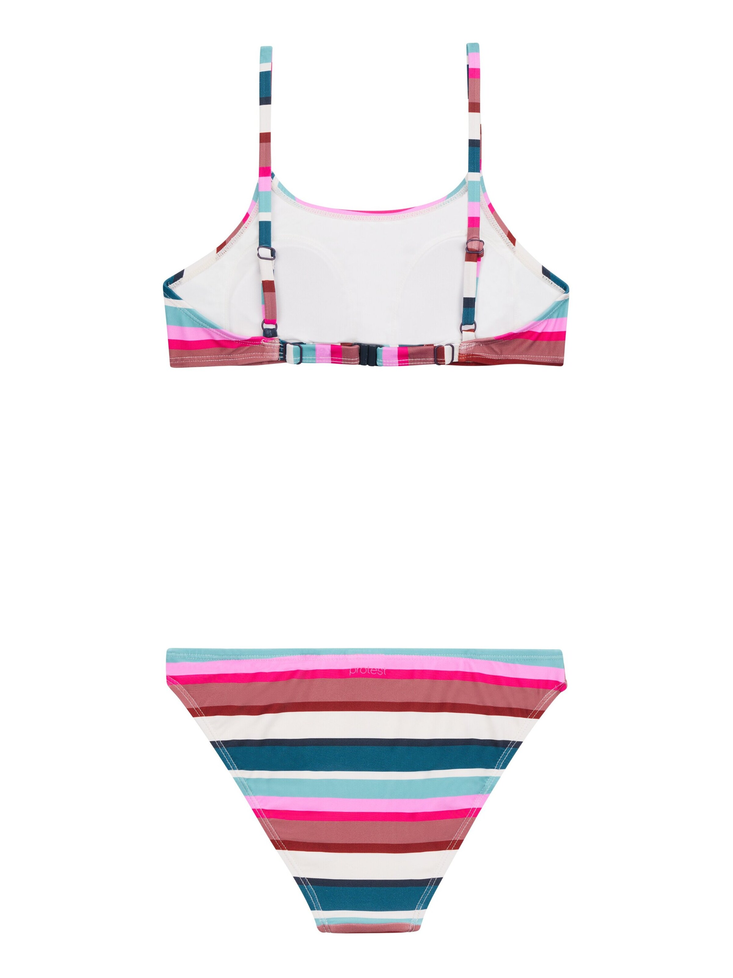 PROTEST Bustier Bikini 'PRTJONOI JR'‌‌‌‌‌‌‌‌ in Pink