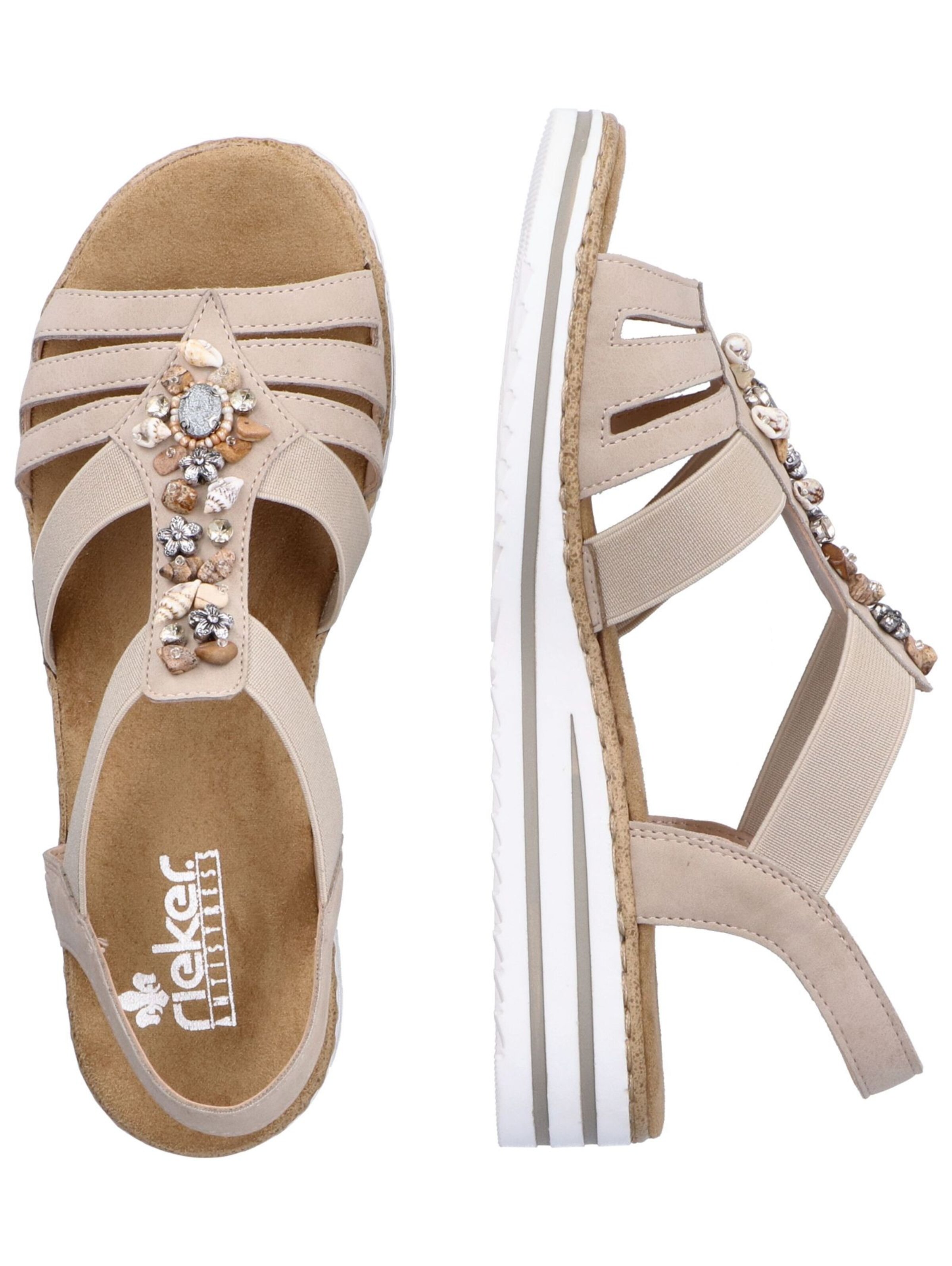 Rieker Sandal 'V0649' in Beige