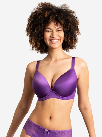 SugarShape T-shirt Bra 'Voilà ' in Purple: front