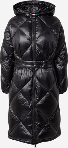 Manteau d’hiver 'BLAKE' No. 1 Como en noir : devant