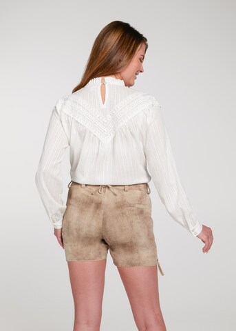 SPIETH & WENSKY Traditional Blouse 'Waida' in White