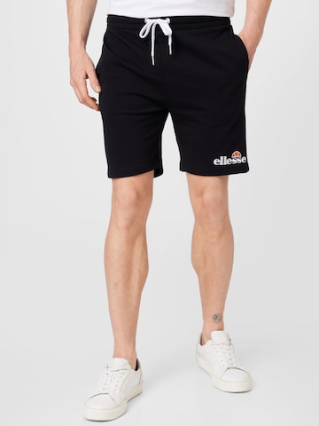 ELLESSE Regular Pants 'Silvan' in Black: front