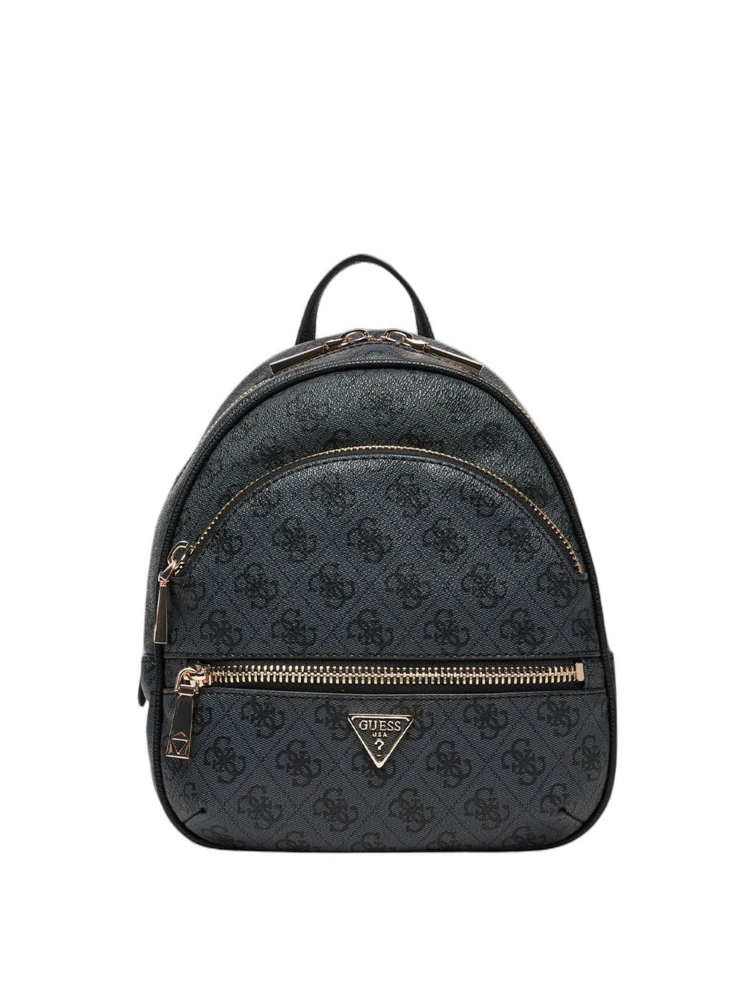 GUESS Nahrbtnik 'Guess Sac à dos Latte Logo Manhattan Coal Logo' v velikosti One Size  | črna barva, Prikaz izdelka