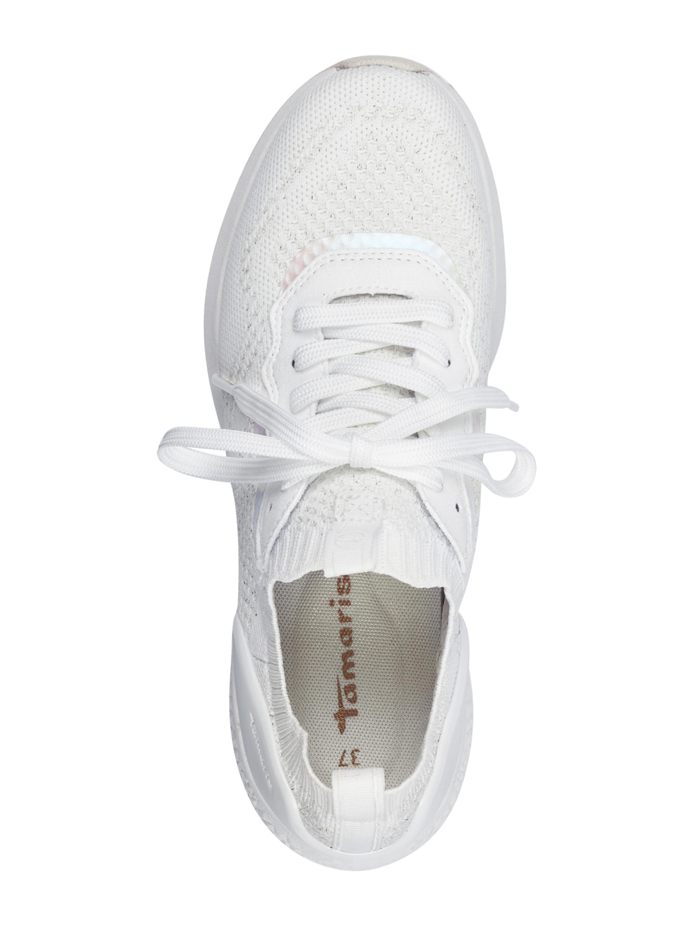 Tamaris - Sapatilhas baixas 'Fashletics' em branco