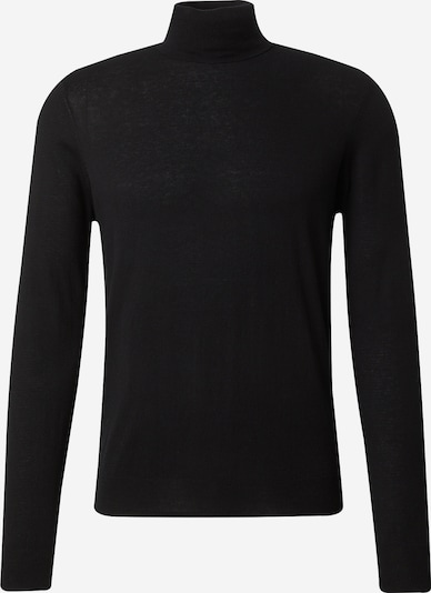 DAN FOX APPAREL Rollkragenpullover 'The Essential' in schwarz, Produktansicht