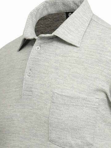 Cizgi Triko Shirt‌‌‌‌‌‌ in Grau