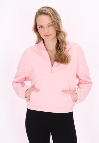 myMo ATHLSR Свитшот 'Fashion Look' в Ярко-розовый: спереди