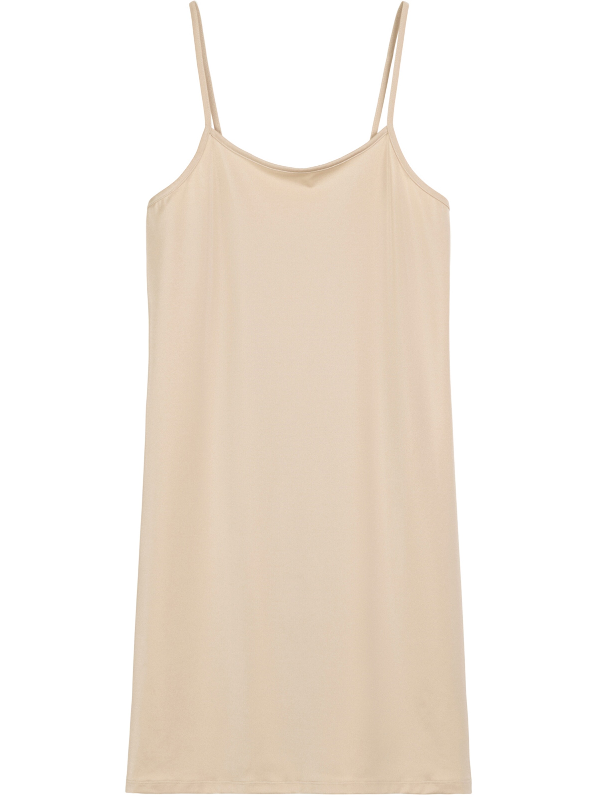 Marc O'Polo Pajama shirt ' Shiny Second Skin ' in Beige: front