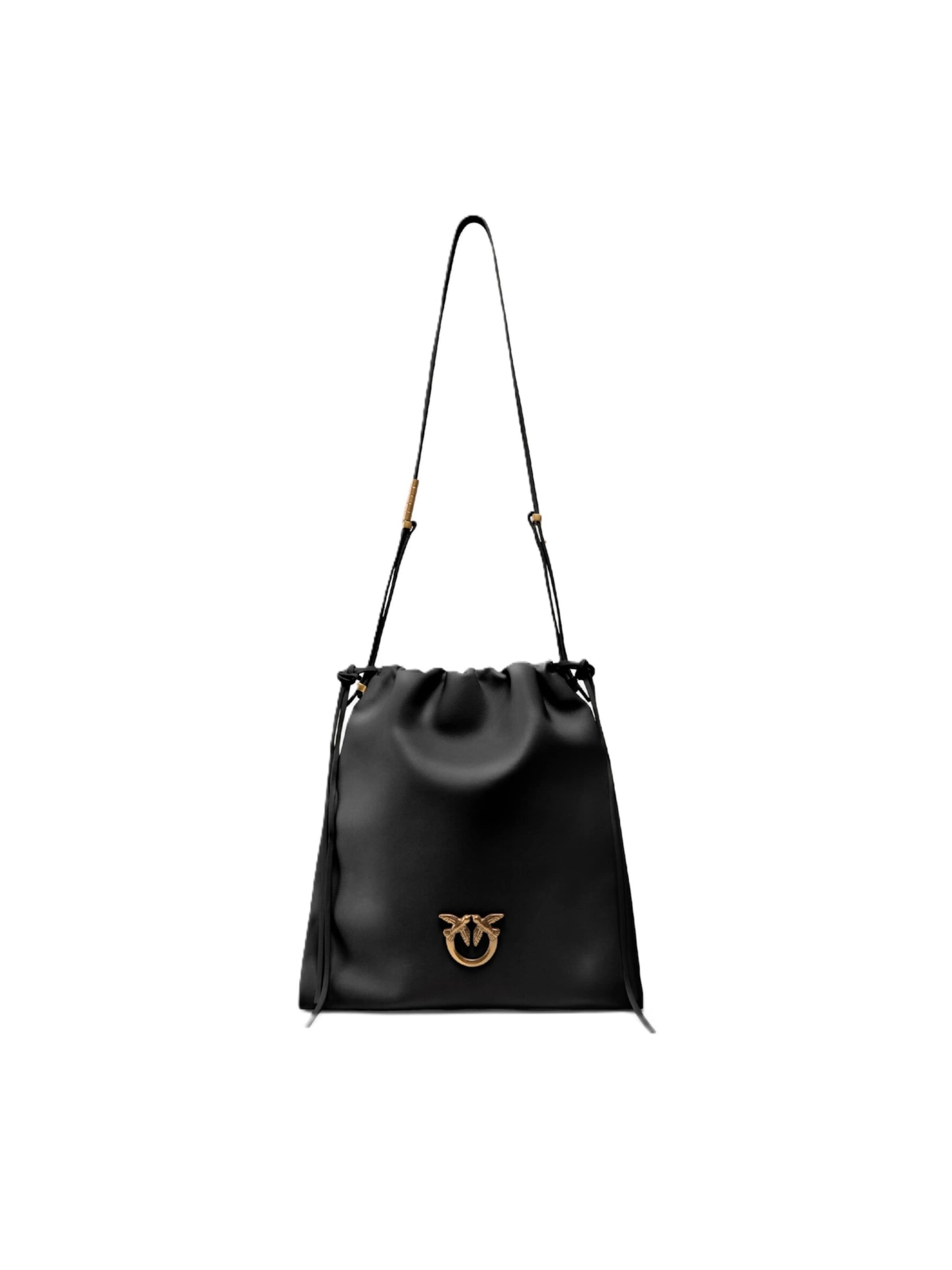 Borsa a spalla '104359 A270' di PINKO in nero: frontale