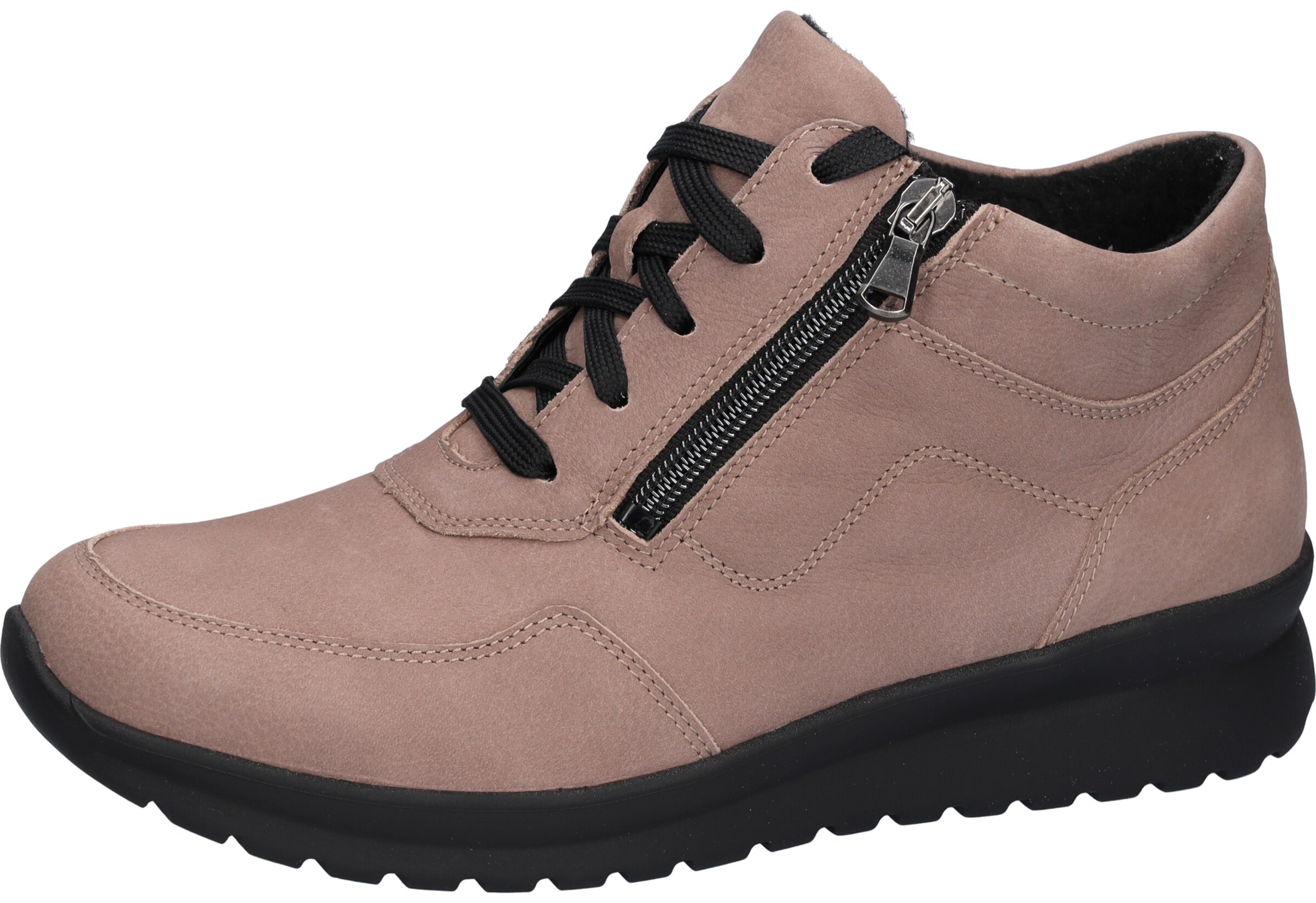 WALDLÄUFER High-Top Sneakers in Pink: front