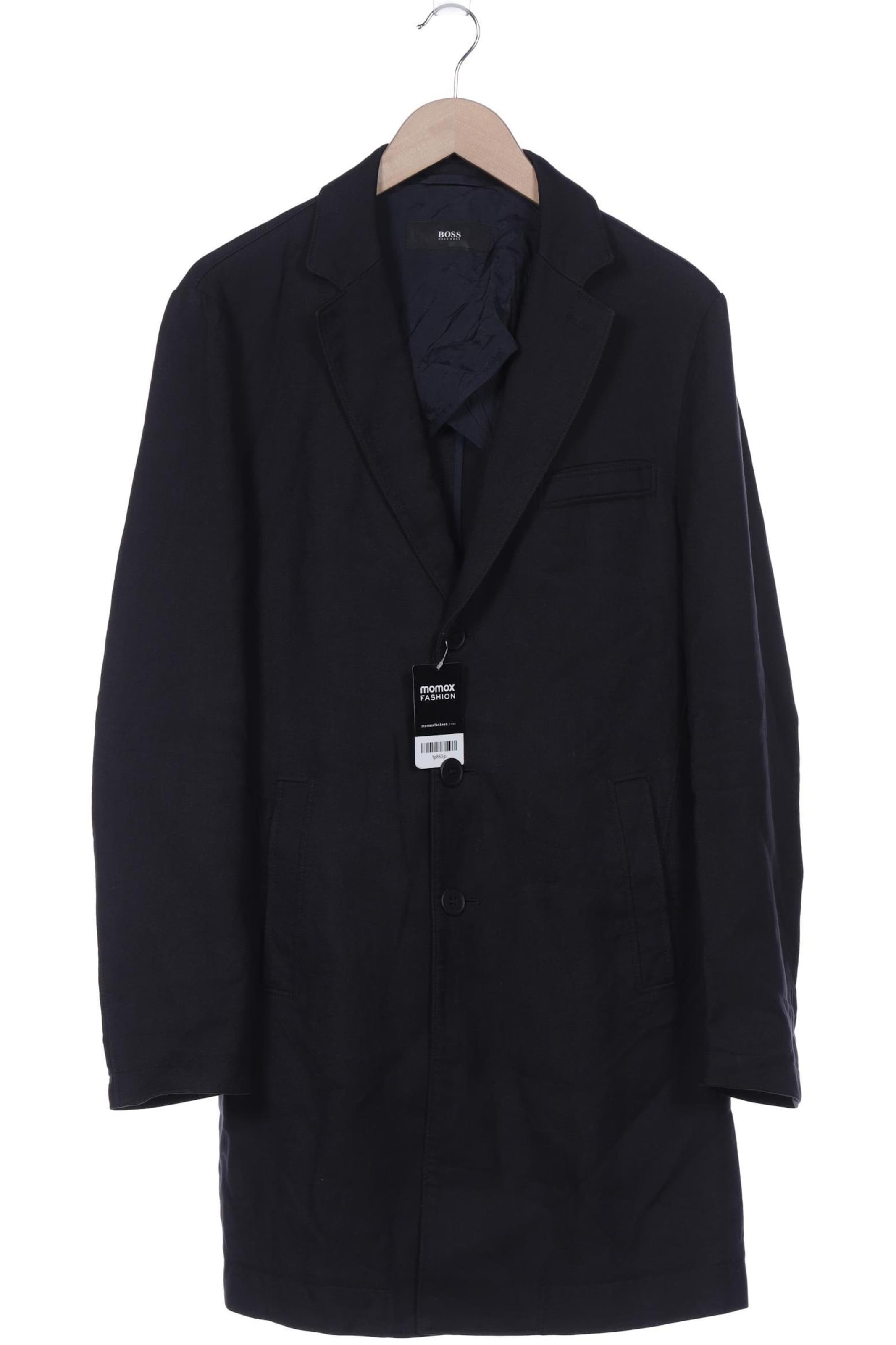 BOSS Black Mantel M-L in Blau: Vorderseite