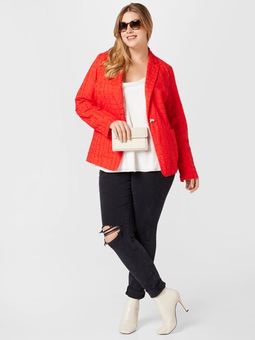 Persona by Marina Rinaldi Blazers 'CARTA' in Rood