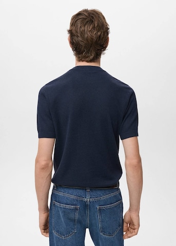 MANGO MAN T-shirt 'Flewh' in Blau