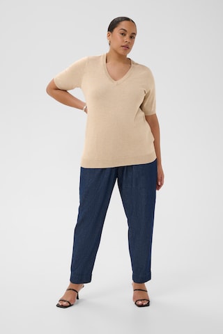 KAFFE CURVE - Pullover 'KClizzy' em bege