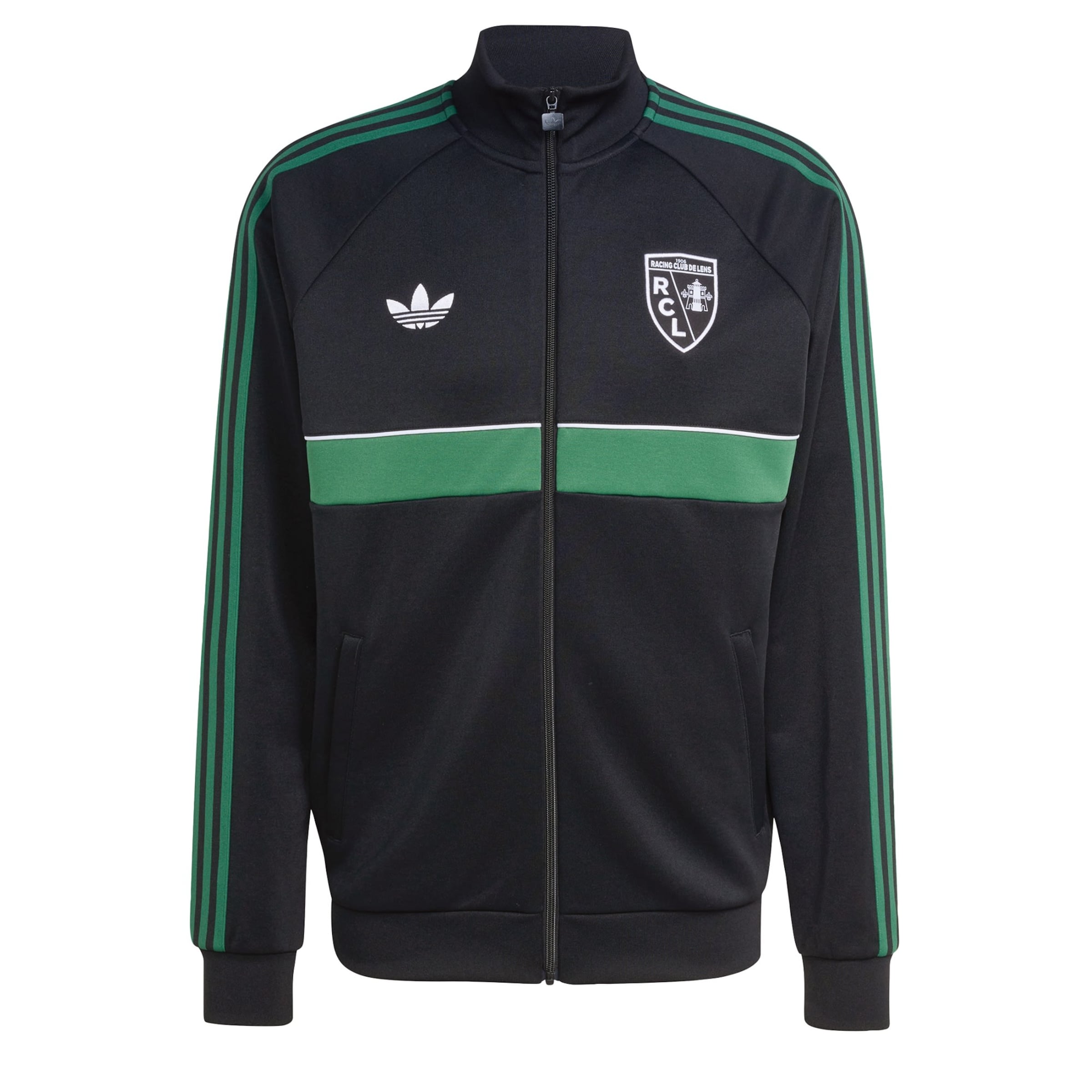 Giacca di felpa sportiva 'RC Lens Originals' di ADIDAS PERFORMANCE in nero: frontale