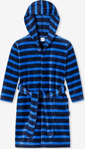 SCHIESSER Bathrobe 'Autotraum' in Blue: front