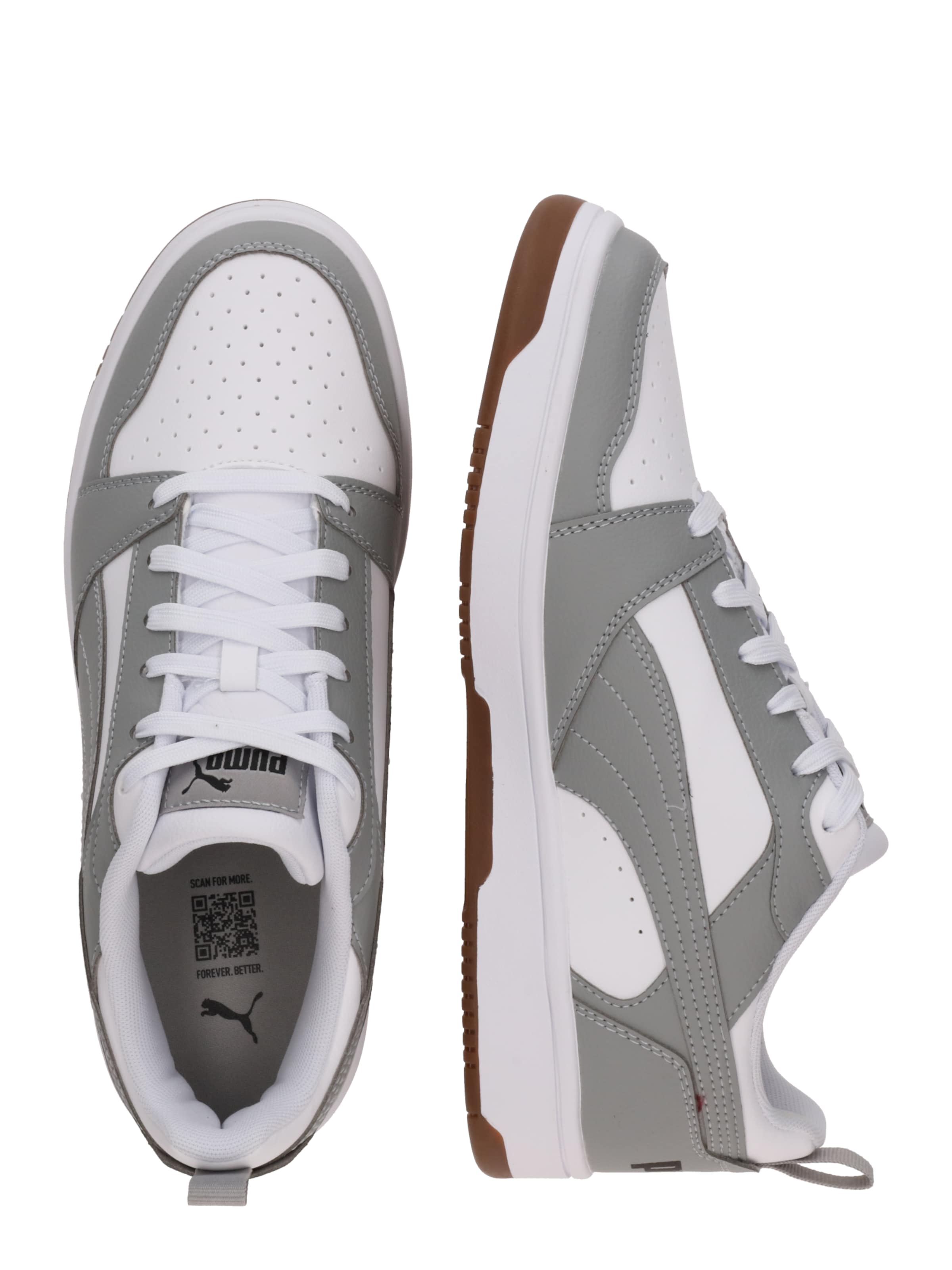 Baskets basses 'Rebound V6' PUMA en blanc